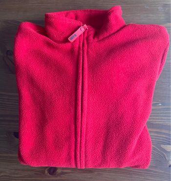 Veste polaire Tex 9/10 ans rouge