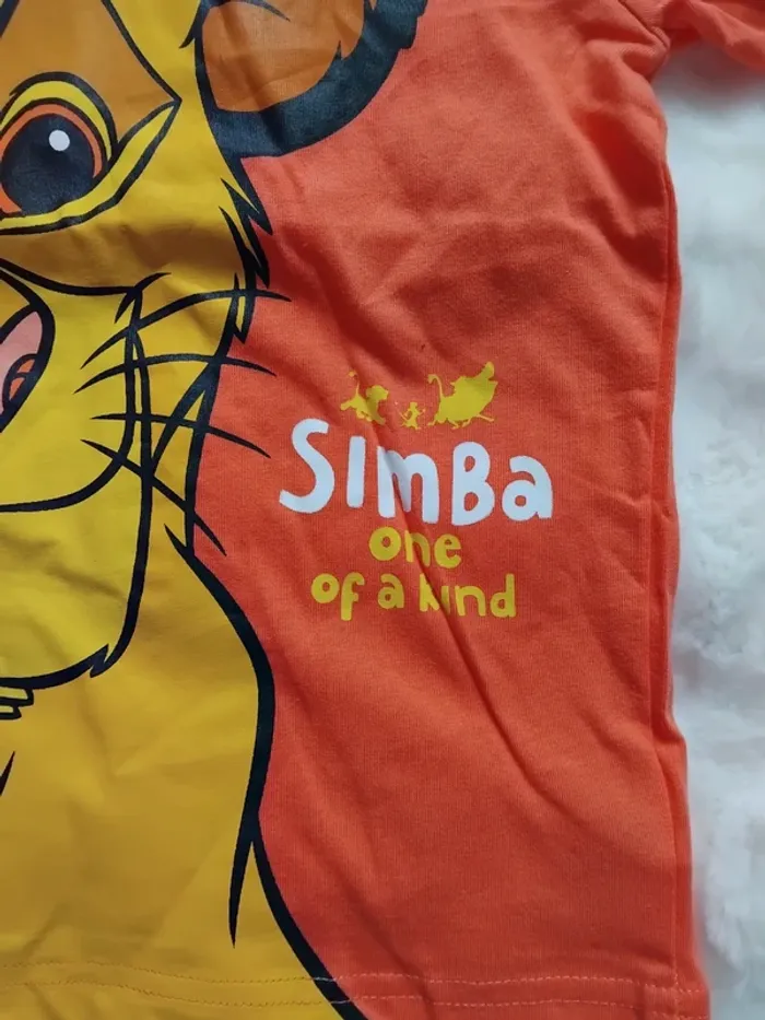 Tee-shirt Le roi lion, Disney, 5 ans neuf avec étiquettes - photo numéro 2