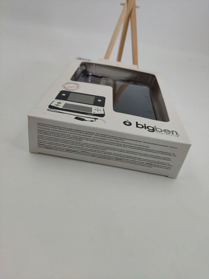 pochette de protection silicone nintendo 3DS gris foncé big ben - photo numéro 3