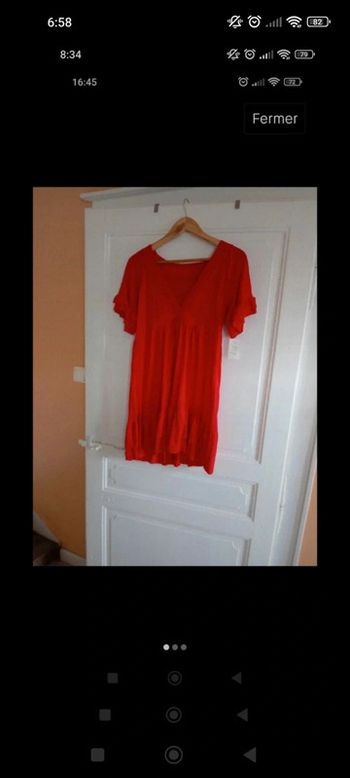 Tunique rouge