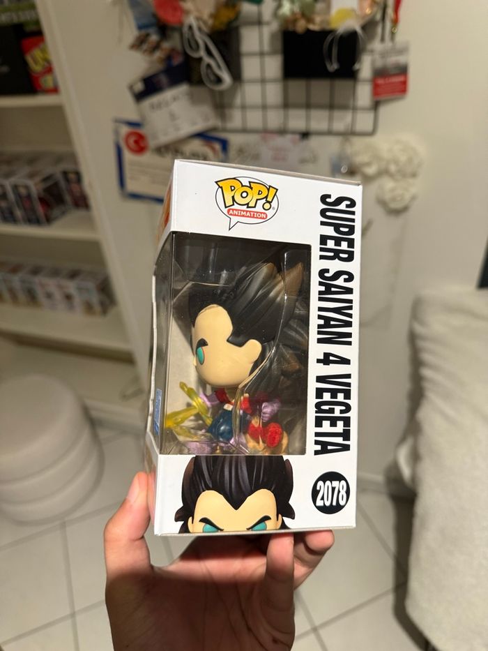 Funko Pop Super Saiyan 4 Vegeta Flocked 2078 - Dragon ball GT - photo numéro 3
