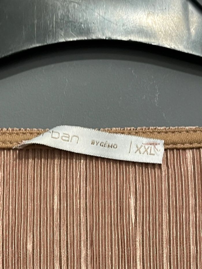 Blouse femme XXL 44 Gemo beige marron - photo numéro 3