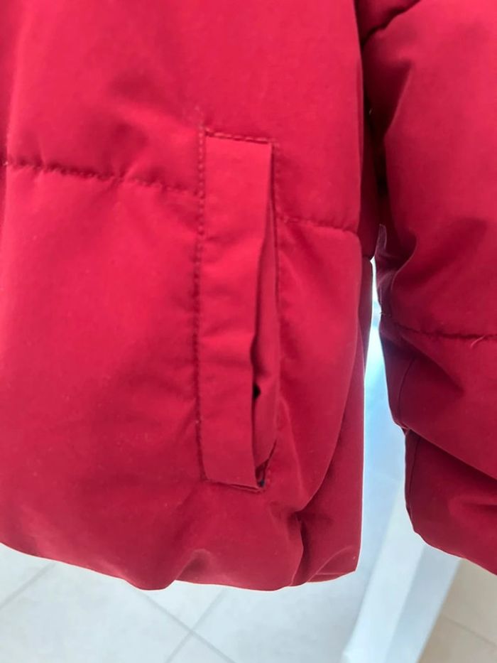manteau doudoune rouge garcon à capuche kiabi taille 6ans - photo numéro 15