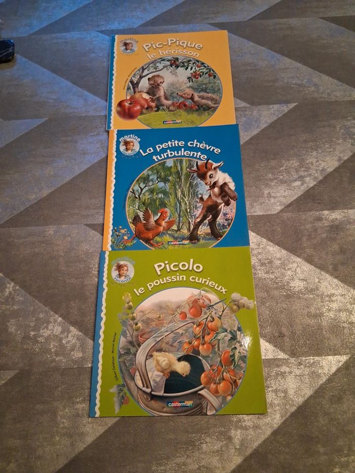 Lot de 3 livres martine raconte