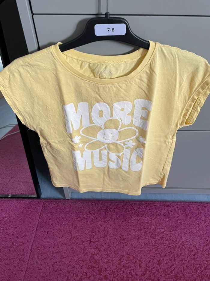 T-shirt jaune fille