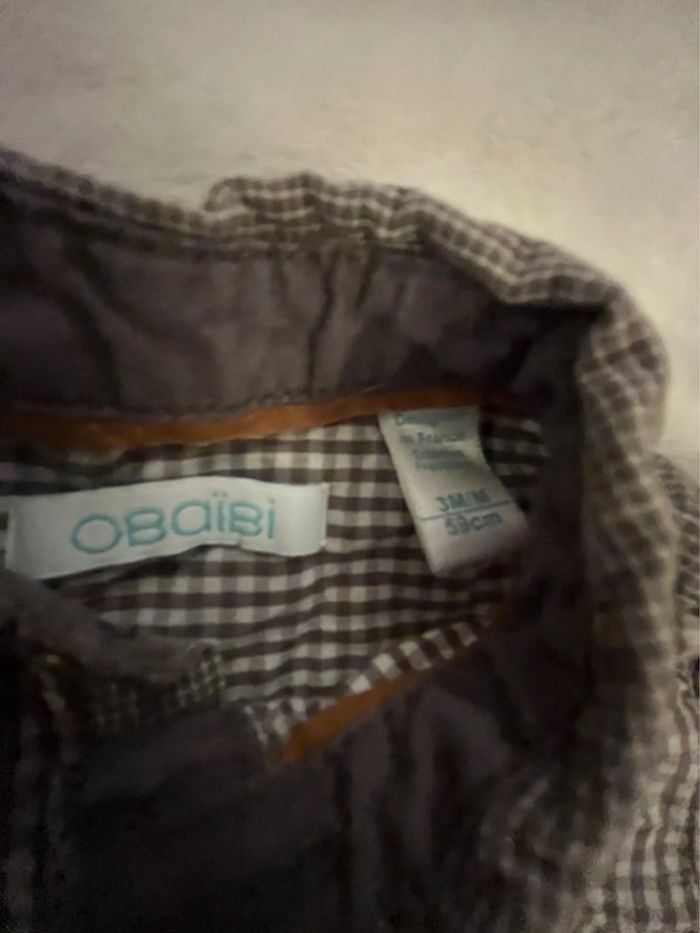 Chemise okaidi 3 mois - photo numéro 3
