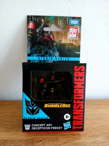 figurine Transformers: Bumblebee Studio Series Core Class Concept Art Decepticon Frenzy 9 cm