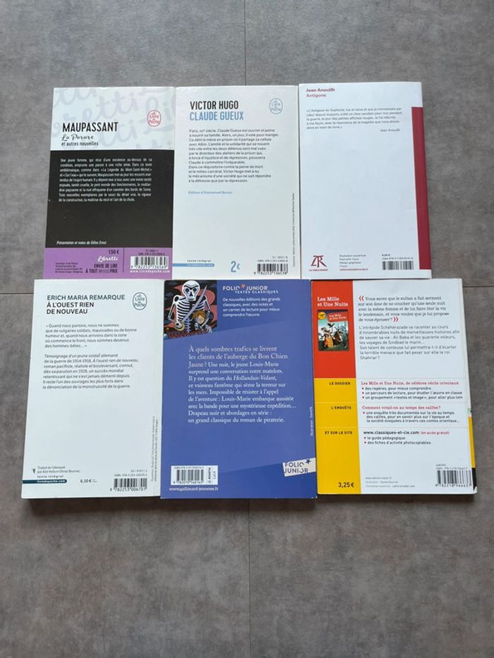 Lot de 6 livres collège - photo numéro 2