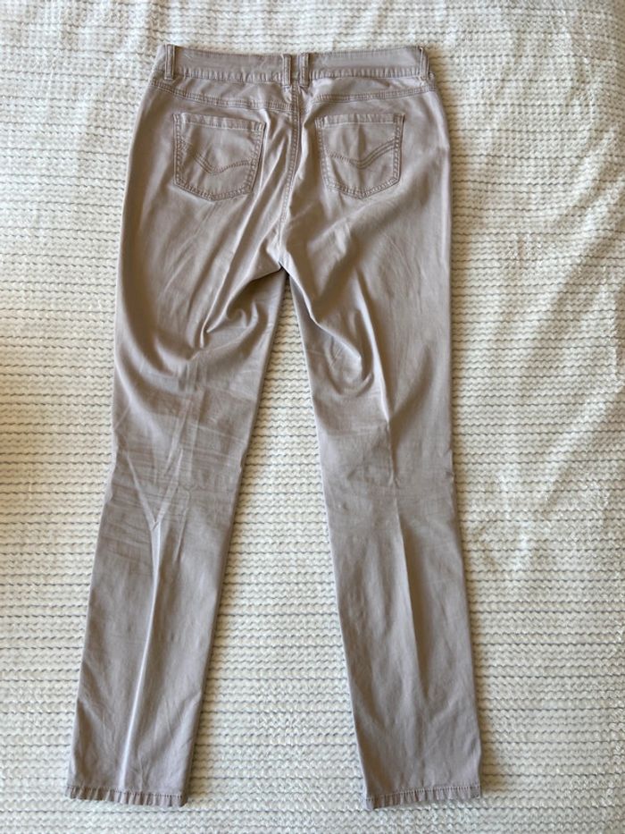 Pantalon taille basse beige / Taille 40 - photo numéro 4