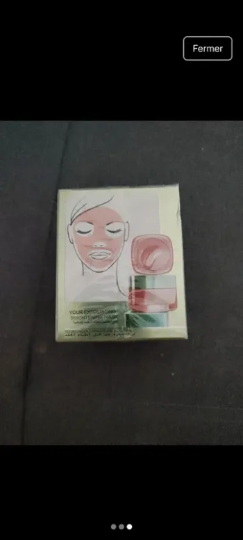 Crème visage exfoliant