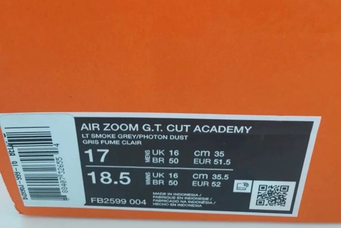 Nike Air Zoom Academy grises Pointure 51,5 - photo numéro 8