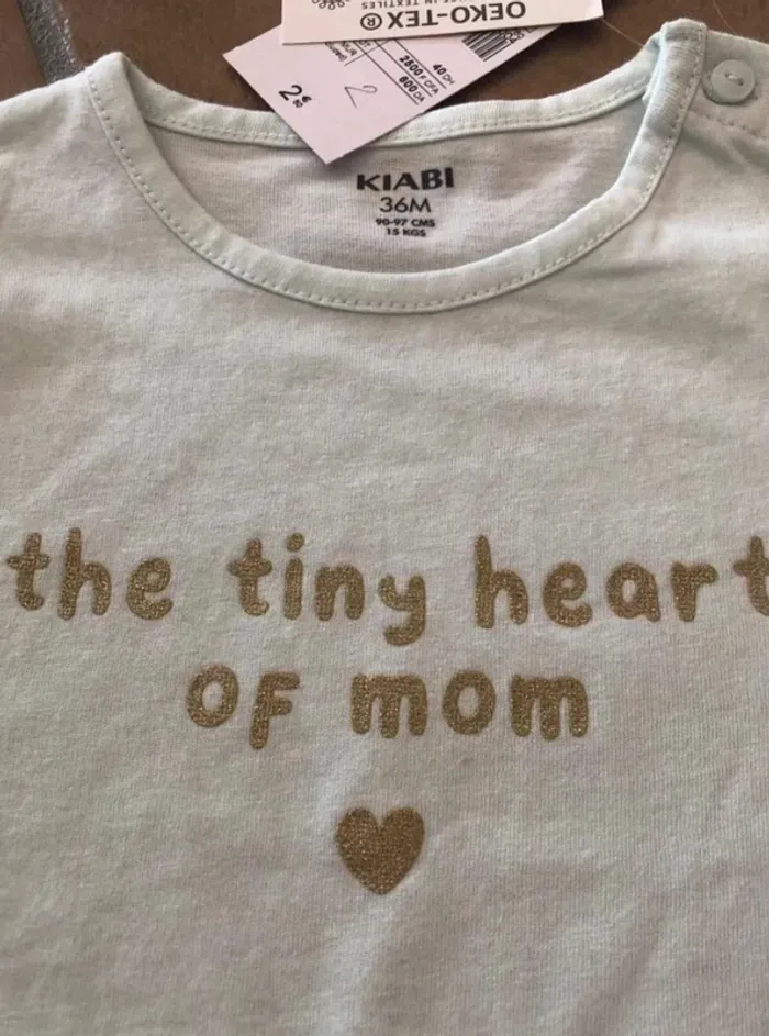 Tee shirt neuf Kiabi (36 mois) - photo numéro 2