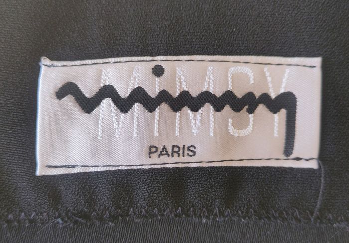 Robe Mimsy Paris – Noire – Taille 1 / 38 – Polyester – Coupe longue et élégante - photo numéro 4