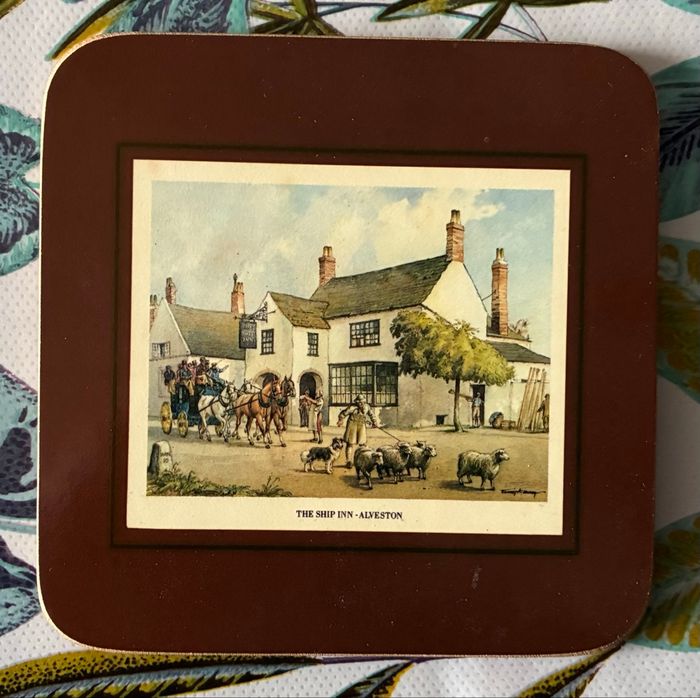 Six élégants dessous de verre vintage - photo numéro 4