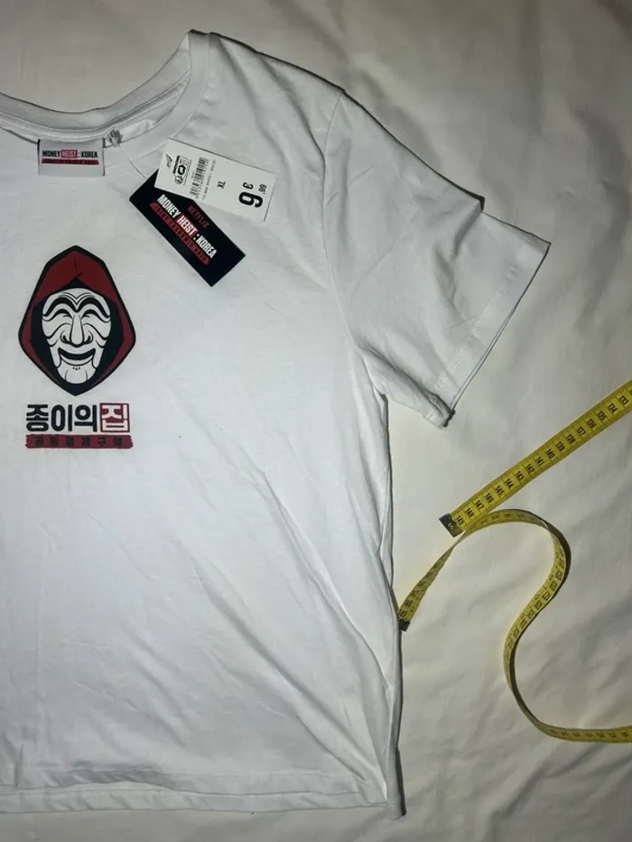 T-shirt la casa de papel netflix - photo numéro 3