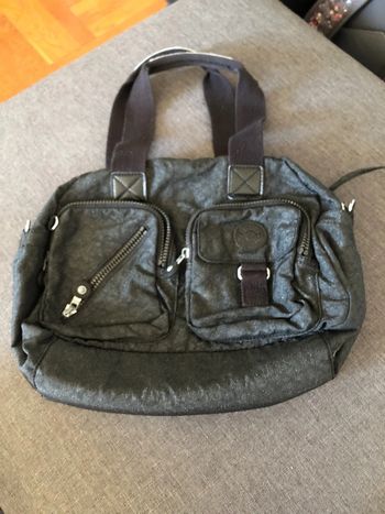 Sac kipling noir à paillettes