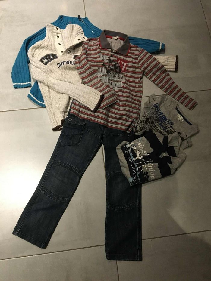 Lot vetement garcons 8 ans