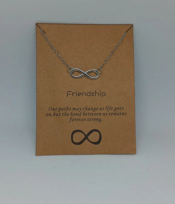 Collier fantaisie infini symbole ado femme adolescente