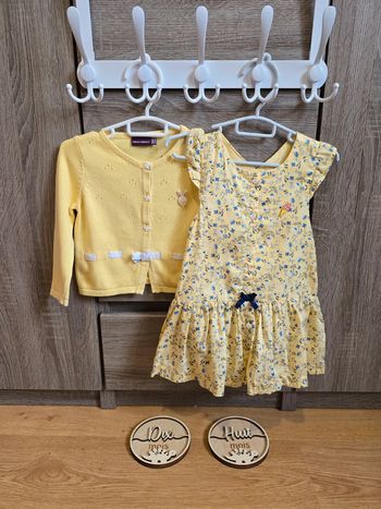 Vêtement Bébé Fille - Ensemble Robe + Gilet - Sergent Major - 18 mois 80 cm