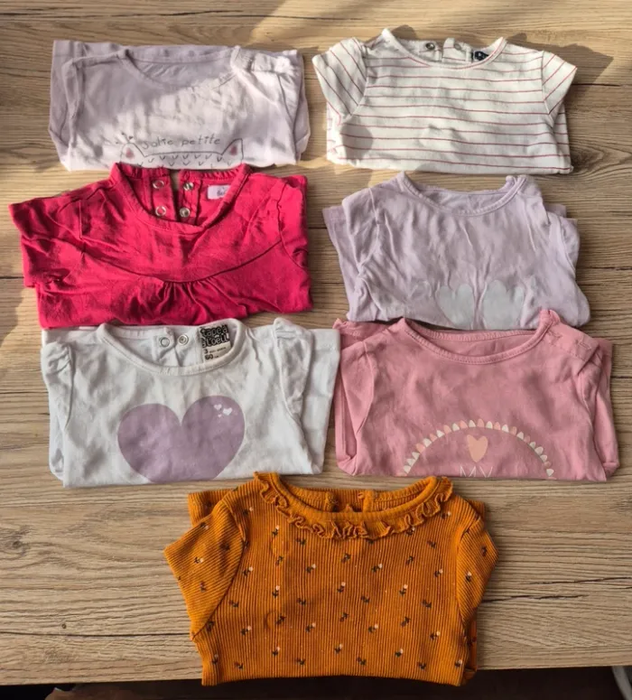 Lot de 7 maillots manche longue - photo numéro 2
