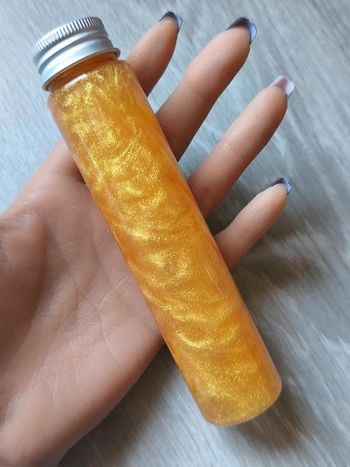 Tube sensoriel sensorielle magique doré retour au calme