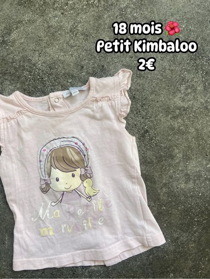 T-shirt 🌺 18 mois 🌺 Petit Kimbaloo
