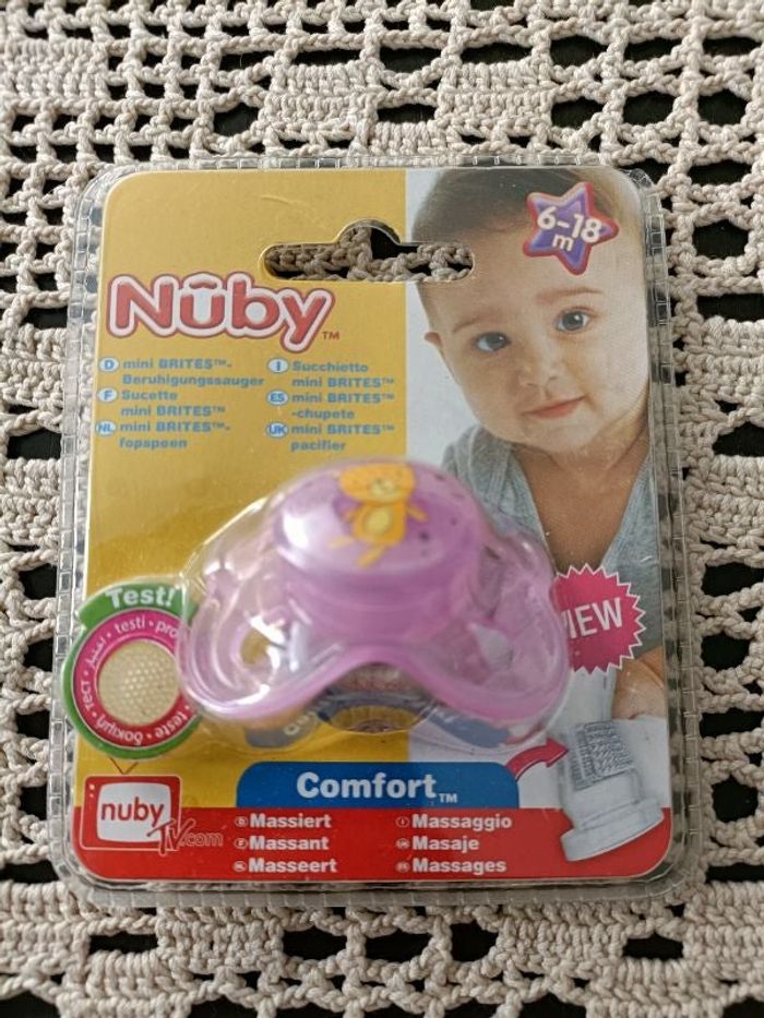 Sucette mini brites pour 6 à 18 mois