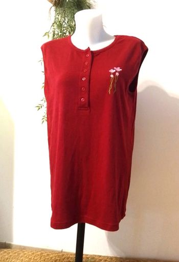 Débardeur 46/48 claire delandes - polyester et coton