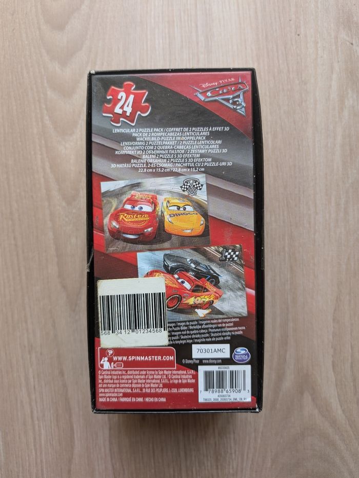 Coffret puzzles Cars avec effet 3D - photo numéro 3