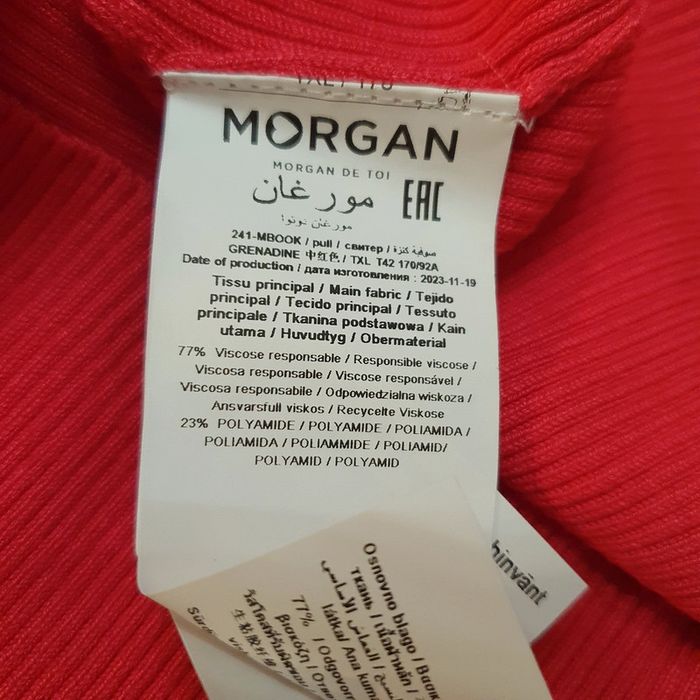 Magnifique haut femme Couleur framboise grenadine Taille XL Morgan - photo numéro 10