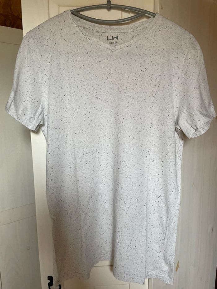 T’es shirt « crème moucheté » La Halle / 16 ans