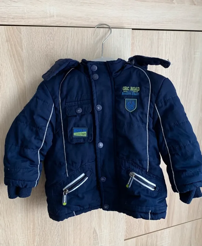Manteau bleu marine orchestra 2 ans
