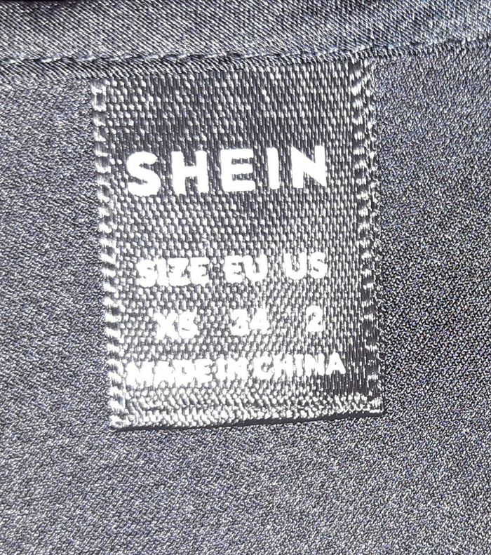 Tunique noire satin Shein, 34 - photo numéro 4