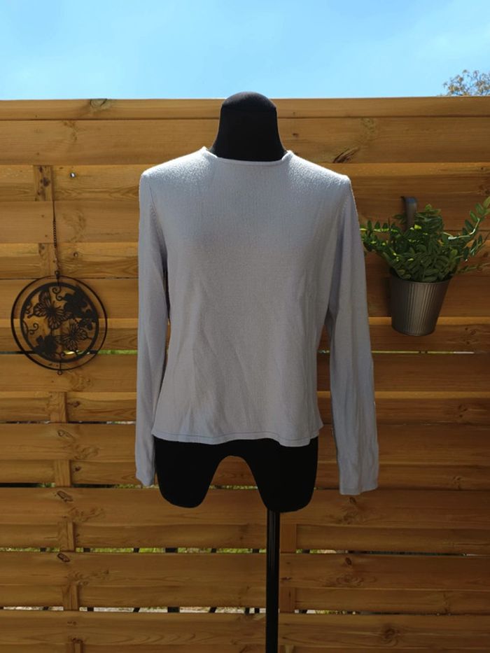Pull bleu ciel taille S Camaïeu