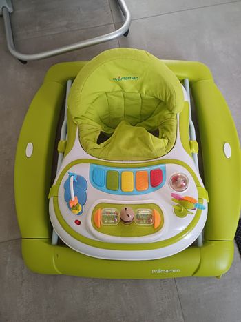 Trotteur 3 en 1 Premaman vert