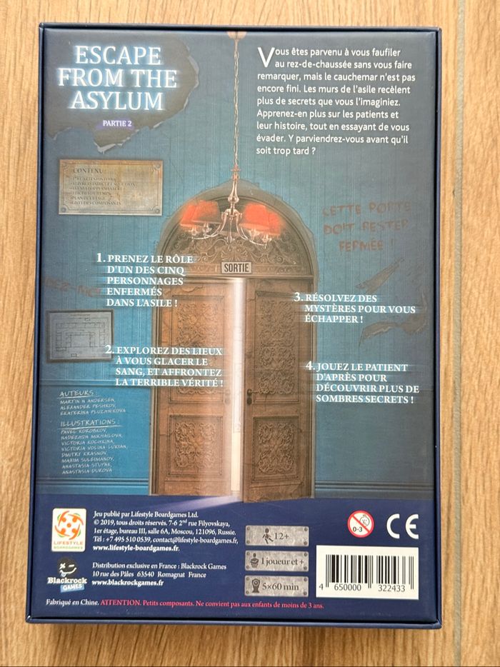 Escape Game « Escape from The Asylum » et « Unfold : Dark Story » Neuf - photo numéro 8