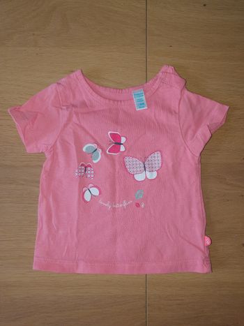 T-shirt obaibi fille 3 mois