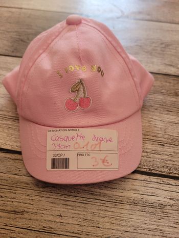 Casquette fille neuve