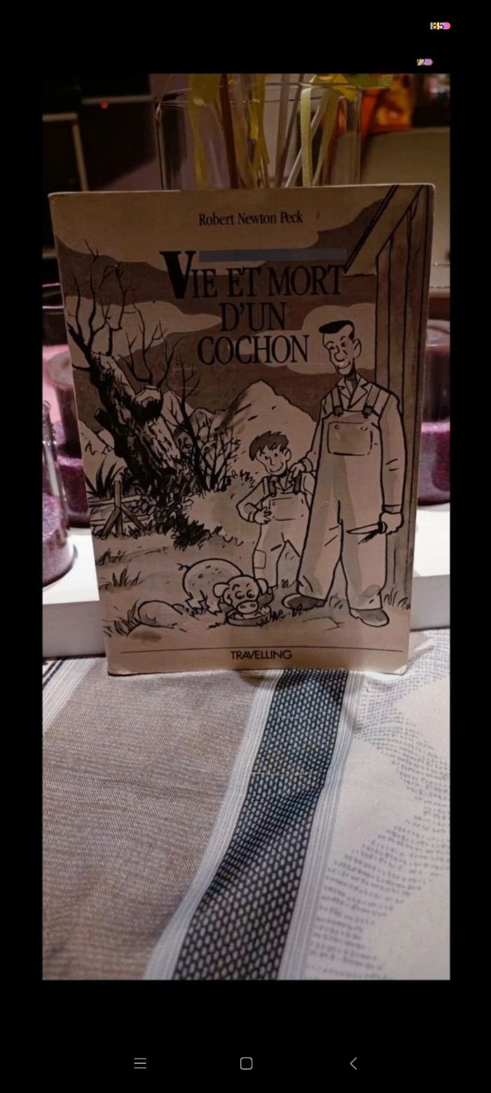 Livre vie et mort d'un cochon