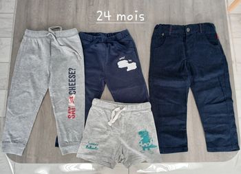 Lot short/pantalon été 24 mois