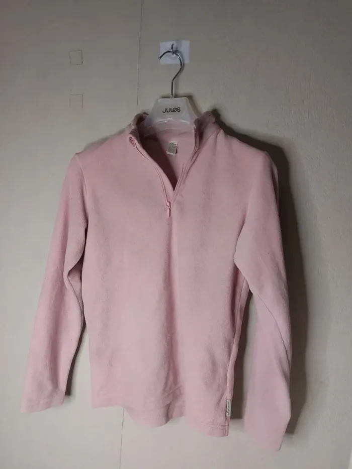Veste douce rose "oxylane"