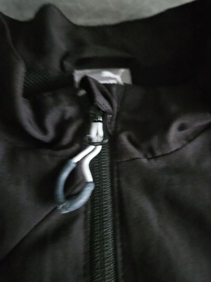 Veste zippée de survêtement unisexe - Taille S / 36 - Puma - Noir - photo numéro 10