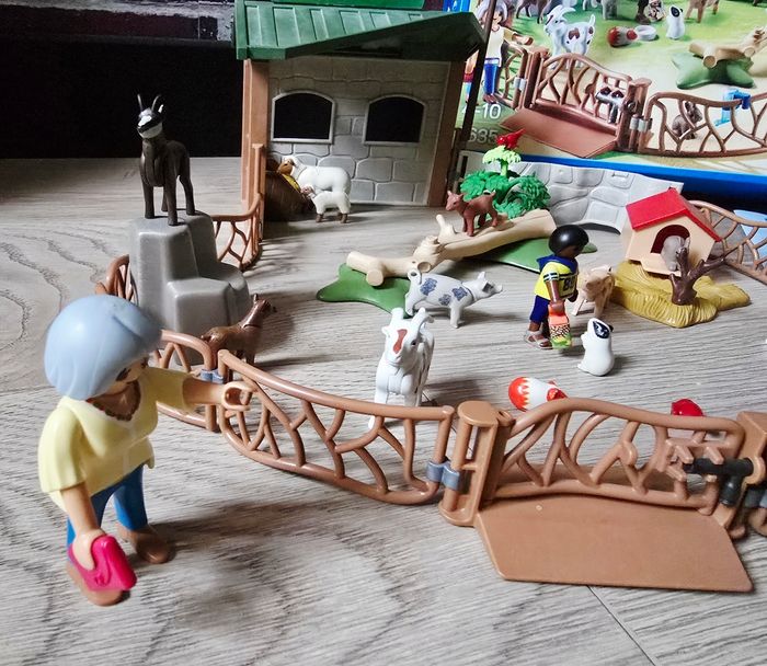 Playmobil city life 6635 : la vie en ville parc animalier - photo numéro 4