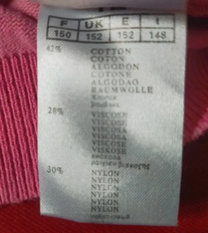 Petit pull col v rose taille 12ans RG512 - photo numéro 8