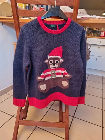 Pull Benetton chaud avec laine 12 ans
