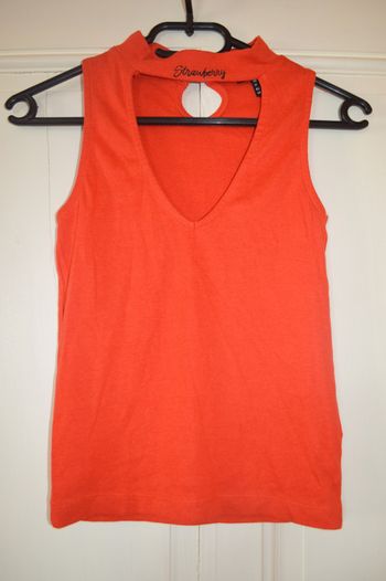 Débardeur rouge Jennyfer XS