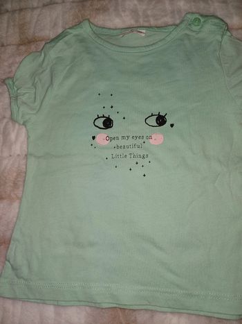 Magnifique t shirt 9 mois fille