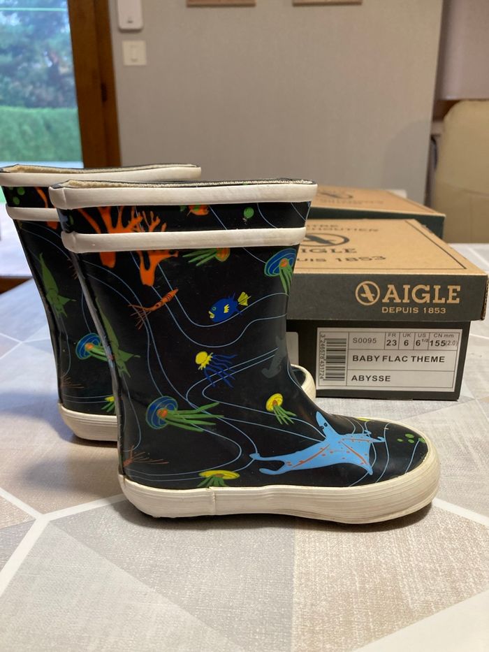 Bottes de pluie Aigle T 23 - photo numéro 3