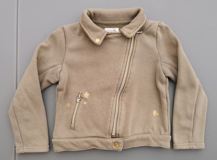 Veste aviateur kaki 5 ans fille orchestra