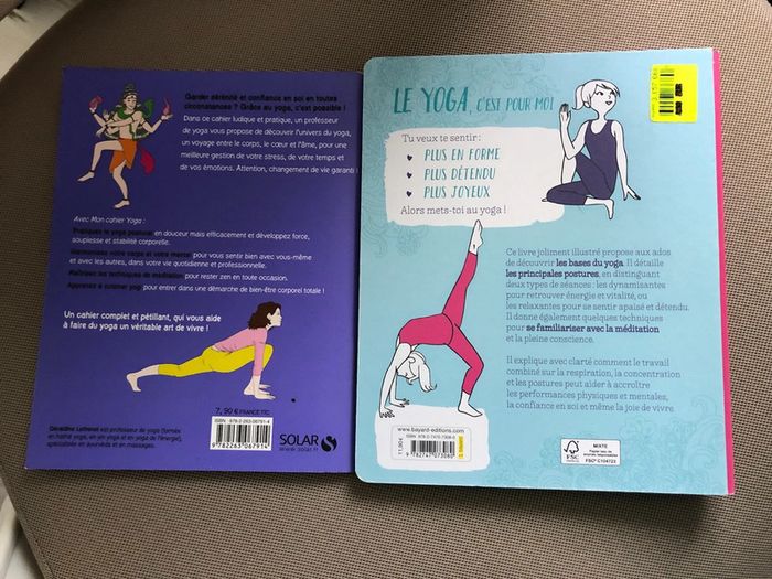 Lot de 2 livres neufs sur le Yoga : le yoga c’est pour moi et mon cahier yoga - photo numéro 3